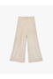 Comfortable Fit Wide-Leg Pajama Bottoms with Pocket Detail - 3