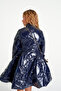 Girl Navy Blue Coat - 4