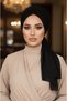 Black Buckle Evening Dress Bonnet Shawl / Ready-Made Veil - 2
