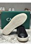 Genuine Leather Black Handmade Sneaker Men's Shoes 03-Zr - 6