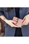 Compact Zippered Powder Pink Women's Wallet for Everyday Use