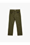 Women's Clothing Trousers Khaki - 4