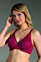 Women's Shaping / Sculpting Underwire Plum Bra - Lace Embroidered C1T0N3253 - 3