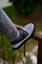 Luis Grey-Black Suede Men's Leather Shoes - 6