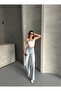 Wide Leg High Waist Stretch Fabric Jeans - 2