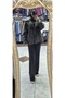 Furry leather coat - 3