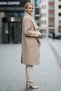 Italian Beige Shawl Collar Long Sleeve Pocketed Slim Mottled Casual Cashmere Ov Oversized Okuma Jacket 105 65 - 4