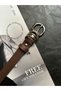 2-Piece Merge Multi-Ring Pattern Women's Silver Buckle Belt Coat Belt Dress Belt Trouser Belt - 3
