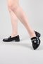 Ti̇lda Gold Detailed Women's Shoes Black - 5