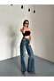 Palazzo Pants Stretch Fabric green tint - 2