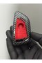 For Bmw F10, F11, F30, F90 Fem Smart Compatible 4-Button Carbon Fiber Key Protection Case Red