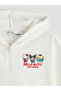 Özmarka New Season Hello Kitty Printed Girls' Thick Zippered Sweatshirt - 4