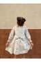 Baby Girl Dress Long Sleeve Leaf Printed Birthday Party Wedding Special Occasion Evening Dress Girl Kids Dress