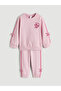 Vizyon New Season Bowknot Girls' Thick Sweatshirt and Sweatpants - 3