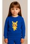 Children's Suit Sweatshirt Yellow Costume Printed Girls Boys Crew Neck3 4-5-6-7-8-9-10-11-12Years