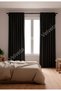 Lightproof Blackout Blackout Curtain – Black | Plain Pleat, Heat and Sound Insulating, Modern Blackout Curtain