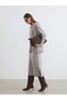 Özmarka New Season Elastic Waist Knitwear Skirt