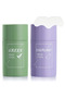 2-Piece Mask Set Eggplant Extract Mask and Green Tea Extract Cleansing Solid Mask