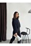Polo Collar Zipper Closure Pocket Skirt Sleeves with Elastic Hem Imported Cashmere Lined Mini Crisp Bomber Jacket - 4