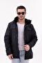 Men's Stone Inside Fleece and Fur Waterproof Winter Coat & Jacket & Parka - 2
