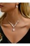 Embellished Water Drop Pendant Necklace and Earrings Jewelry Set - 2