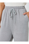 Solid Wide Leg Knit Pants - 3