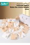 26PCS Newborn Baby Gift Set, Newborn Layette Gift Set for Boys and Girls, Babies Essential Clothes A - 5