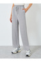 Solid Wide Leg Knit Pants - 2