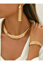 Herringbone Chain Necklace, Earrings and Bracelet Jewelry Set - 2