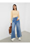 High Rise Wide Leg Faded Jeans
