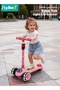 Kids Scooter, 3 Wheel Skate Scooter, Foldable Kids Kick Scooter, Runner Scooter with Adjustable Heig - 2