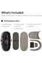 YOYO Newborn Shell, Comfortable Lie-Flat Infant Stroller Nest, Taupe - 5