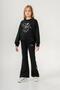 Whatever Is Good for Your Soul, Do That Printed Girls' Bottom Top Tracksuit Set - 7
