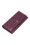 Purple Genuine Leather Women's Wallet - S1Cb00005783-R8G