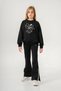 Whatever Is Good for Your Soul, Do That Printed Girls' Bottom Top Tracksuit Set - 5