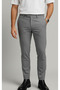 Men's Dark Gray Color Quality Fabric Trousers with Ties
