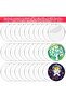 3 inch Clear Acrylic Ornaments for Crafts - 22 pcs