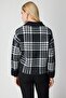 Plaid Cardigan with Pocket Bag - 4