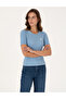 Blue Slim Fit Basic Sweater 50317063-Vr249 - 3
