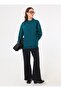 Modern Basic Sweatshirt - Dark Emerald - - 2