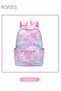 3 PCS Stylish Girls School Backpack with Galaxy Print Fits 15 Inch Laptop Insulated Lunch Bag for Te - 3