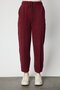 Textured Pants with Stitched Cuffs - 5