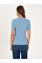 Blue Slim Fit Basic Sweater 50317063-Vr249 - 5