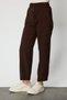 Textured Pants with Stitched Cuffs - 5