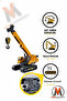 Hook Crane Toy – Long Arm Construction Engineering Vehicle – 360 °   Rotating, Unbreakable Quality Plastic - 3