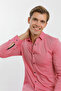 Long Sleeve Snap Button Oxford Men's Shirt - 4