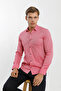 Long Sleeve Snap Button Oxford Men's Shirt - 5