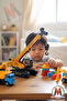 Hook Crane Toy – Long Arm Construction Engineering Vehicle – 360 °   Rotating, Unbreakable Quality Plastic - 4