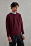 Men's Crew Neck Reverse Knit Pattern Sweater - 3