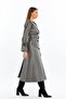 Leather Women's Trench Coat - 4